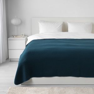 NEW - Ikea VARELD Woven Cotton Bedspread